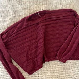 Boxy cropped sweater